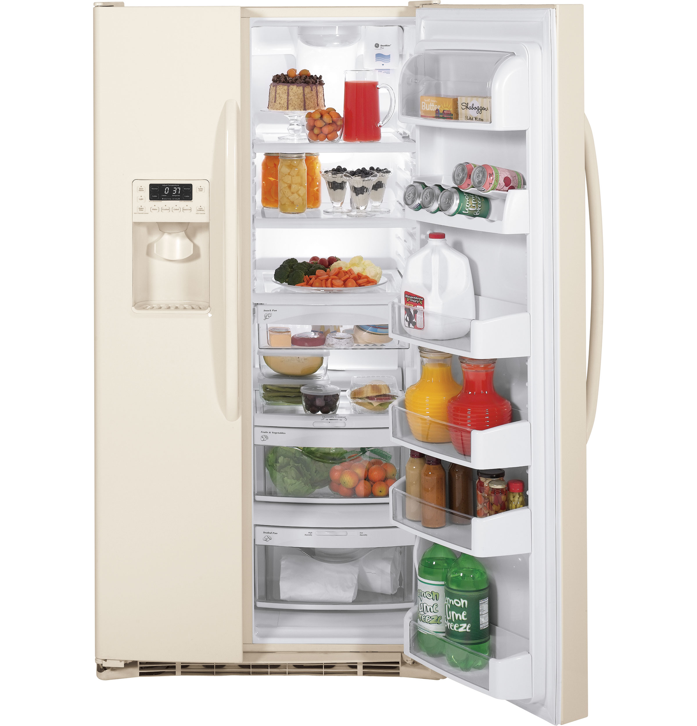 25.9 Cu. Ft. Side-By-Side Refrigerator with Dispenser GSHF6KGZCC