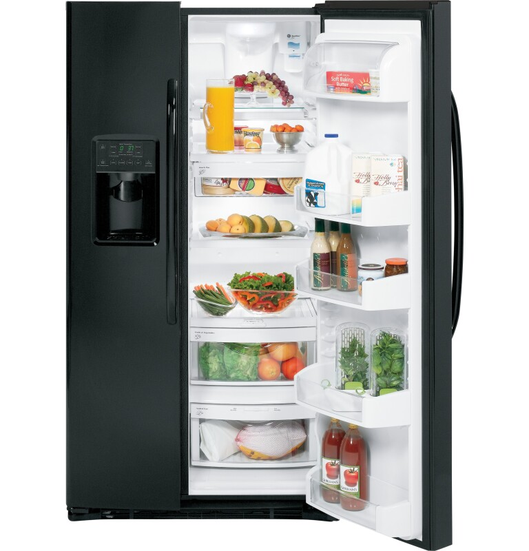 25.9 Cu. Ft. Side-By-Side Refrigerator with Dispenser GSHS6NGBSS