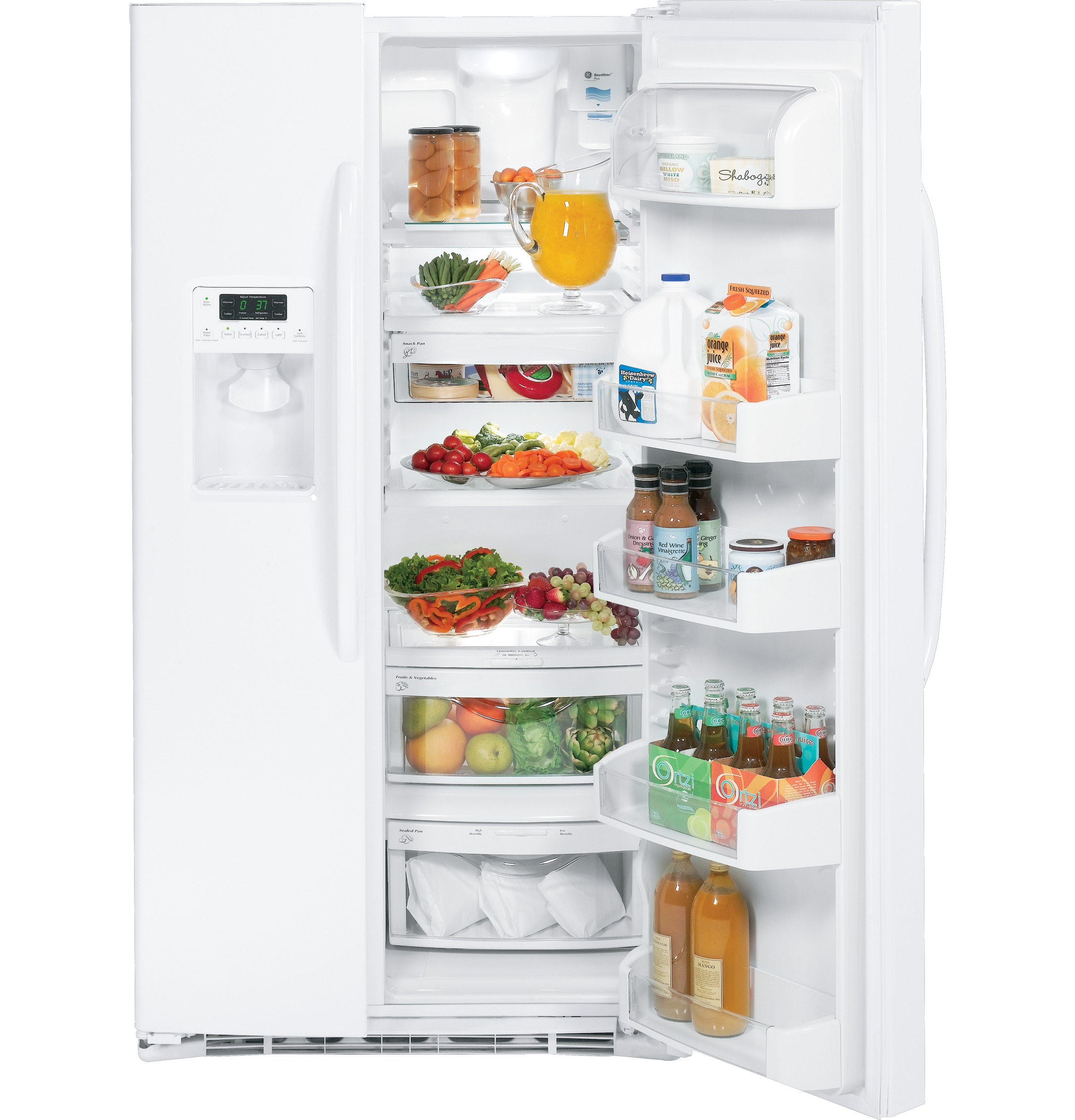 25.9 Cu. Ft. Side-By-Side Refrigerator with Dispenser GSHF6NGBWW