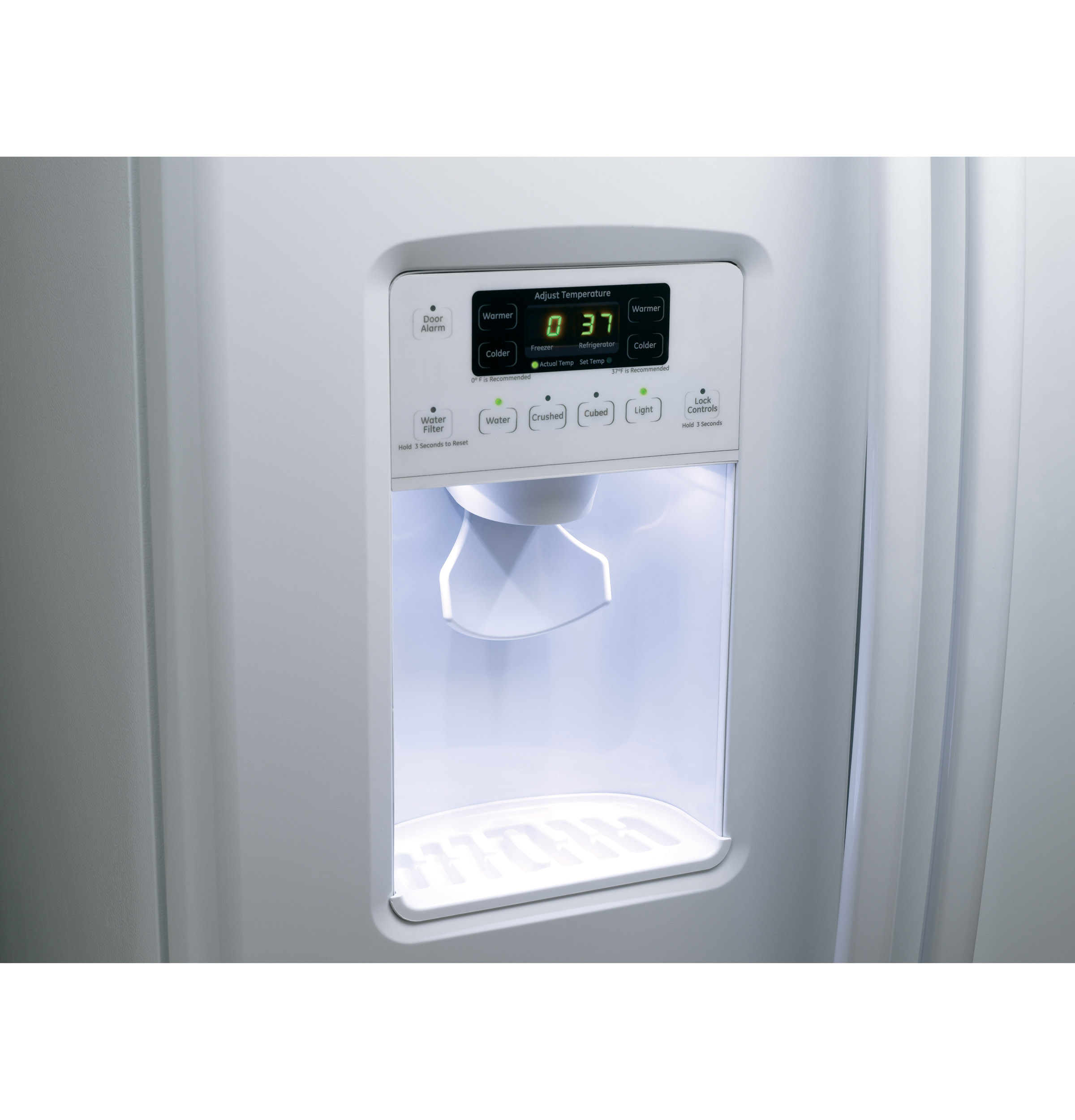 25.9 Cu. Ft. Side-By-Side Refrigerator with Dispenser GSHF6NGBWW