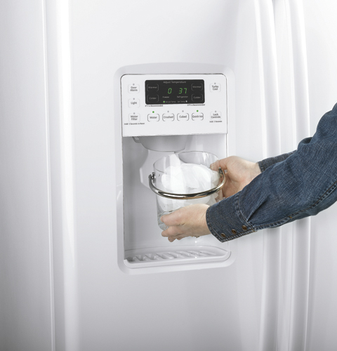 29.1 Cu. Ft. Side-by-Side Refrigerator with Integrated Dispenser GSHF9NGYBB