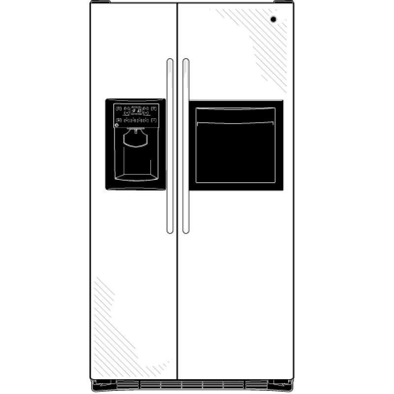 25.9 Cu. Ft. Side-By-Side Refrigerator with Dispenser GSHL6PHXLS