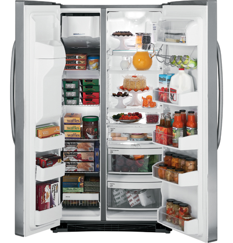 25.4 Cu. Ft. Side-By-Side Refrigerator with Dispenser GSHS5PGXSS