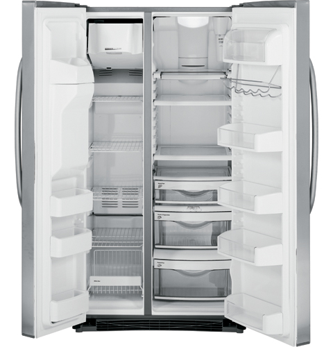 25.4 Cu. Ft. Side-By-Side Refrigerator with Dispenser GSHS5PGXSS