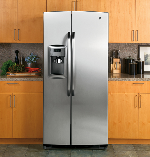 25.4 Cu. Ft. Side-By-Side Refrigerator with Dispenser GSHS5PGXSS