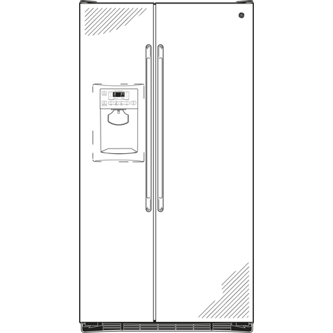 25.9 Cu. Ft. Side-By-Side Refrigerator GSHS6HGDSS