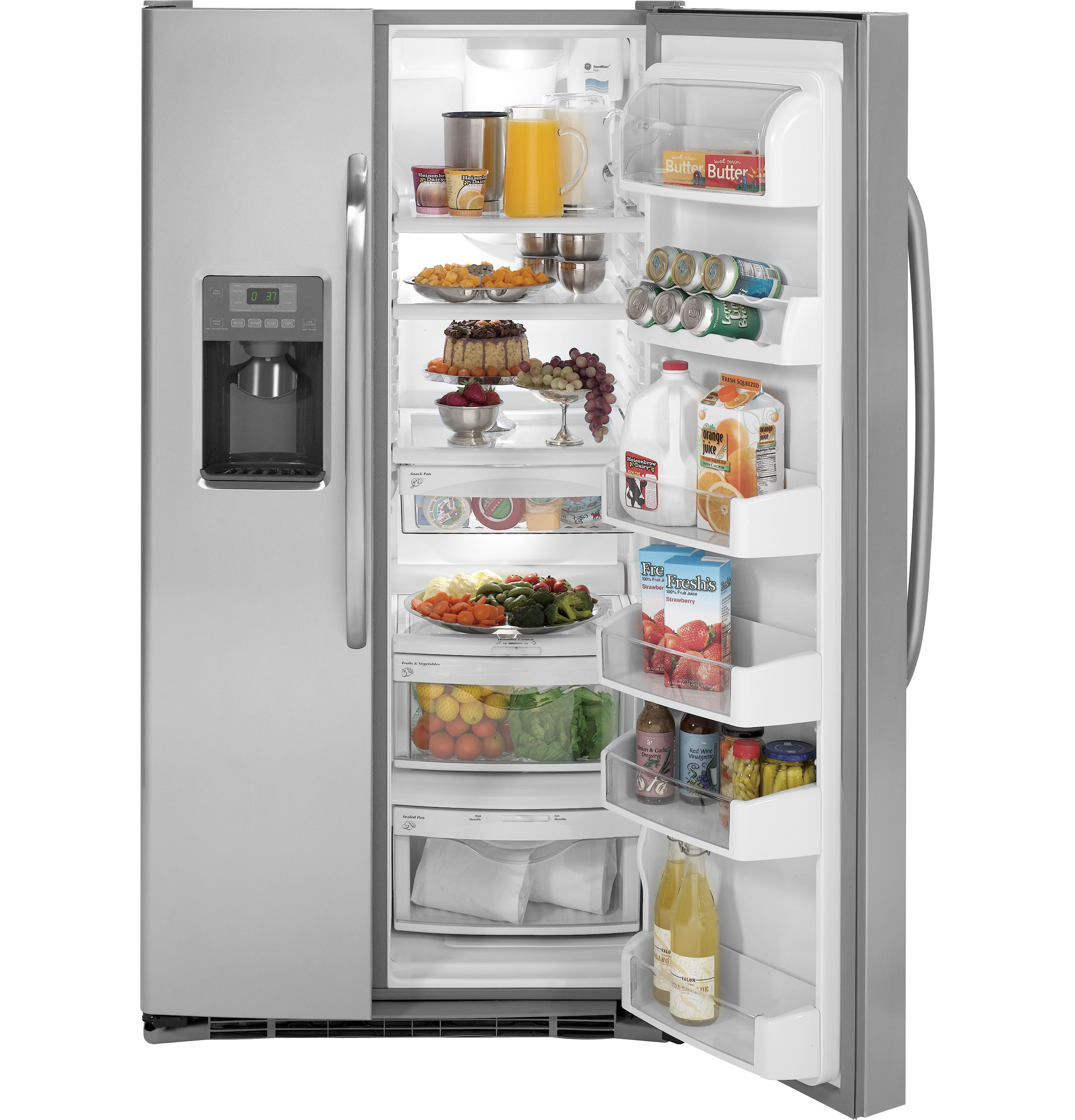 25.9 Cu. Ft. Side-By-Side Refrigerator GSHS6KGZSS
