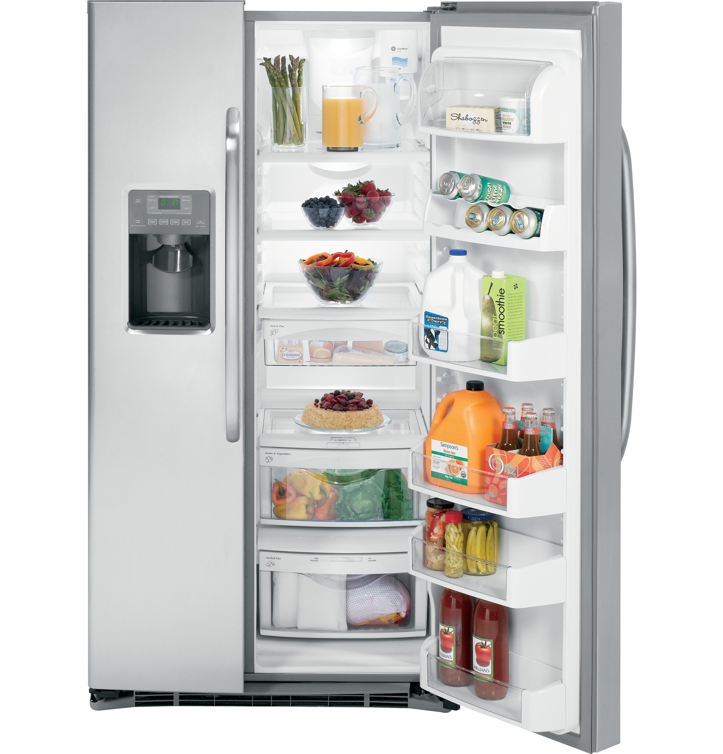 25.9 Cu. Ft. Side-By-Side Refrigerator with Dispenser GSHS6LGBSS