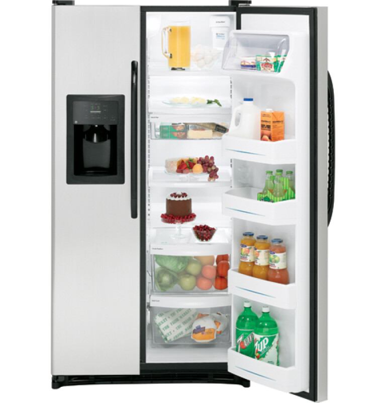 22.0 Cu. Ft. Side-By-Side Refrigerator with Dispenser GSL22JFTBS