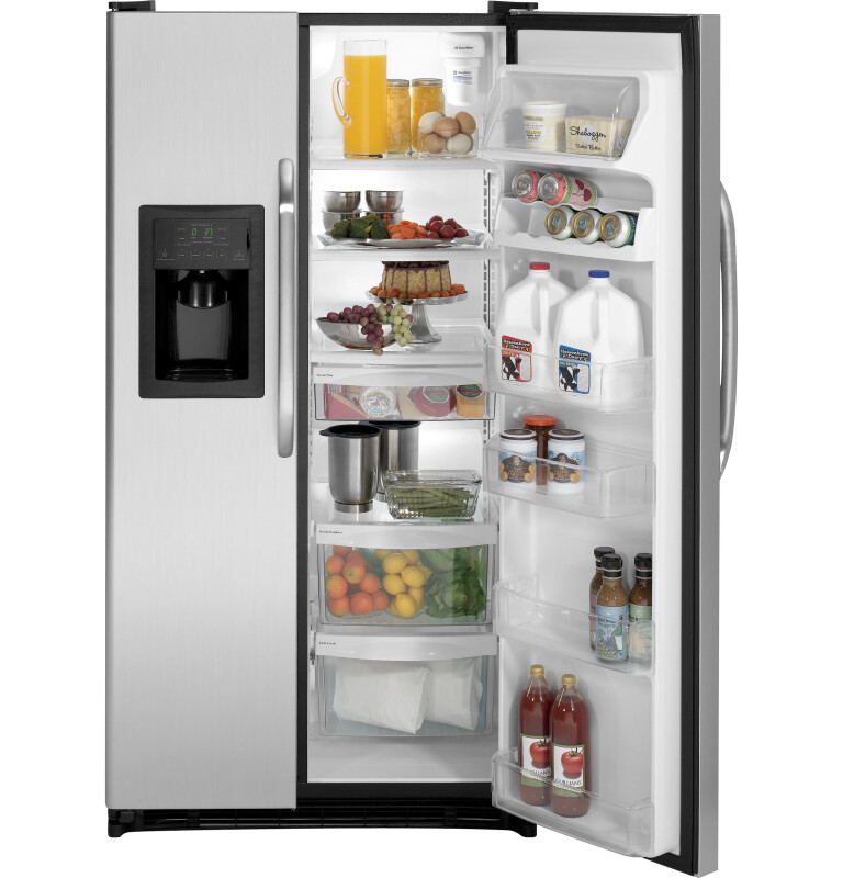 25.3 Cu. Ft. Side-By-Side Refrigerator with Dispenser GSL25IGZLS