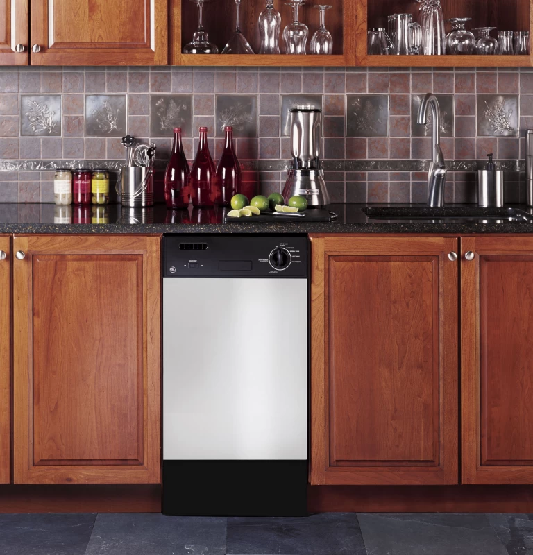 GE Spacemaker 18" Built-In Dishwasher Stainless Steel GSM1860NSS Picture 1