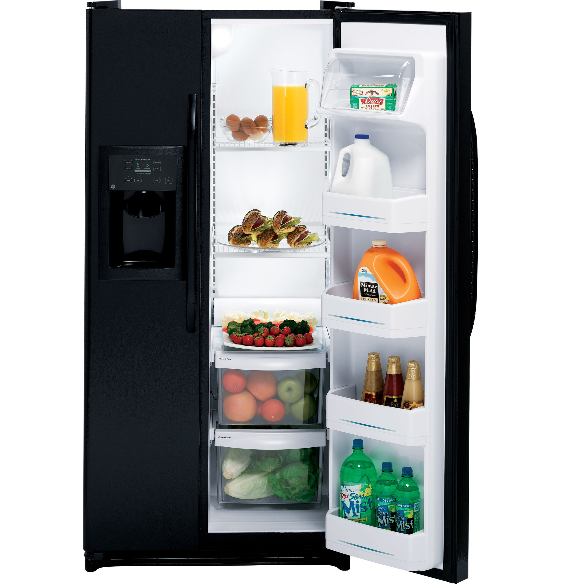 20.0 Cu. Ft. Side-By-Side Refrigerator with Dispenser GSS20IETBB