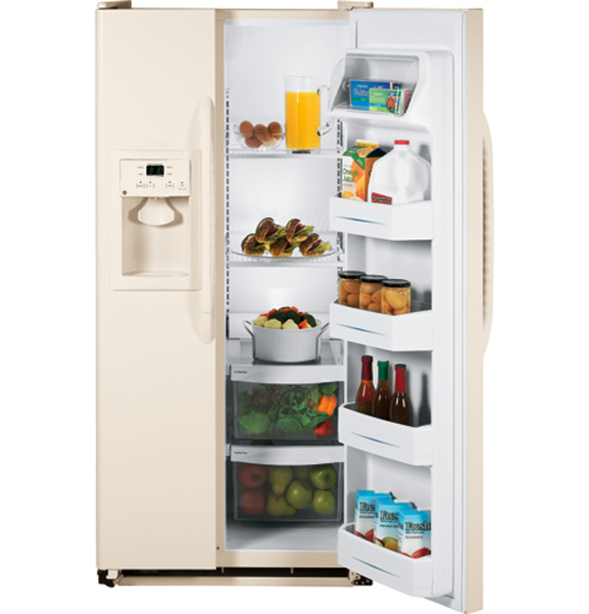 20.0 Cu. Ft. Side-By-Side Refrigerator with Dispenser GSS20IETCC