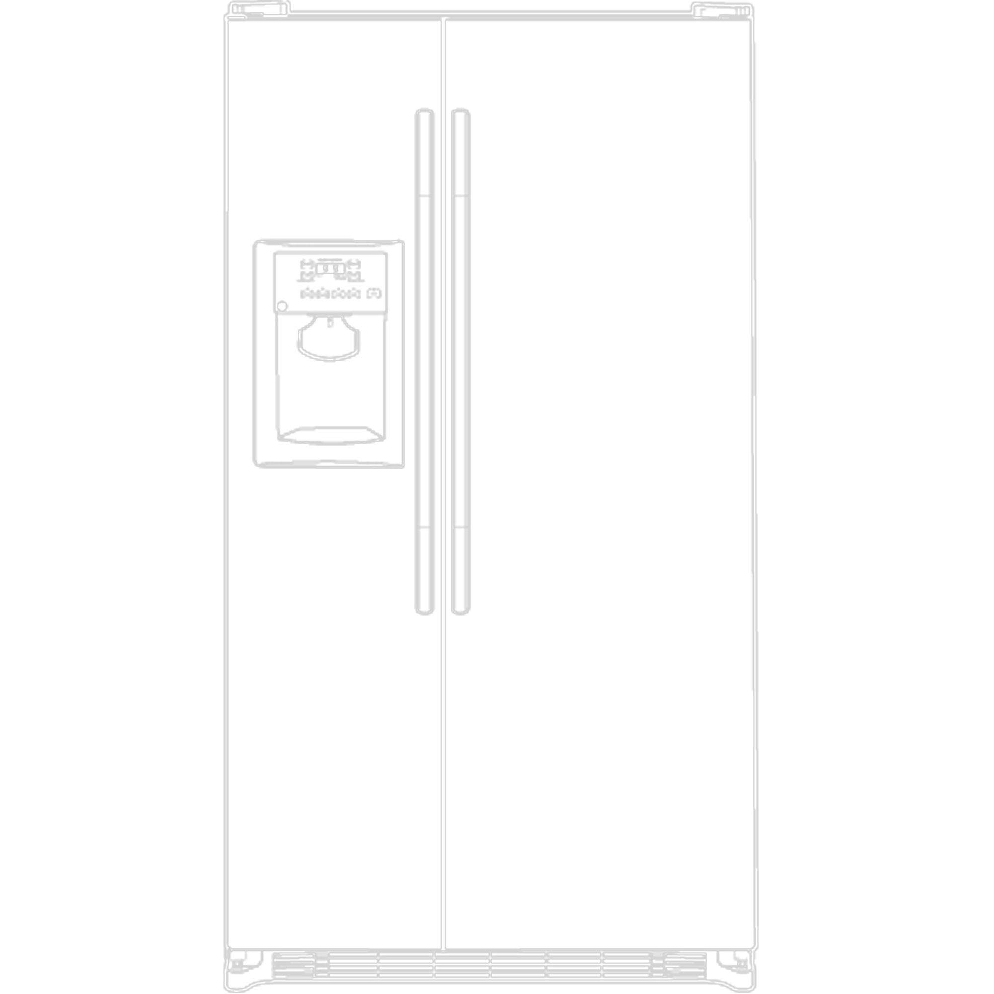 20.0 Cu. Ft. Side-By-Side Refrigerator with Dispenser GSS20IETCC