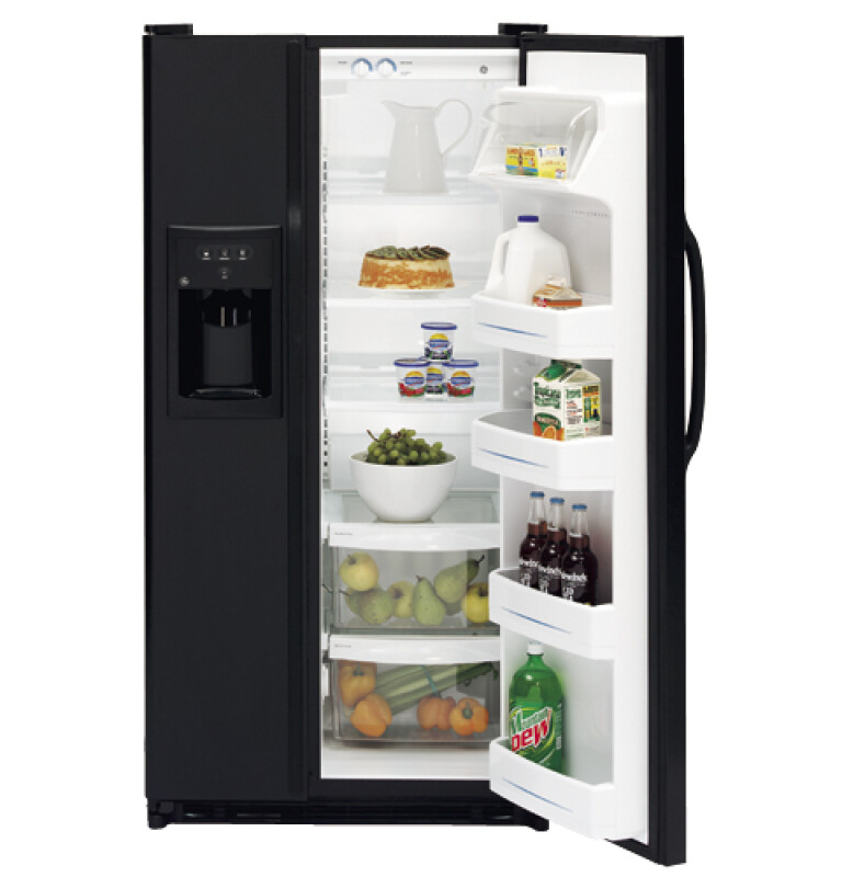 21.8 Cu. Ft. Side by Side Refrigerator with Dispenser GSS22JEMBB
