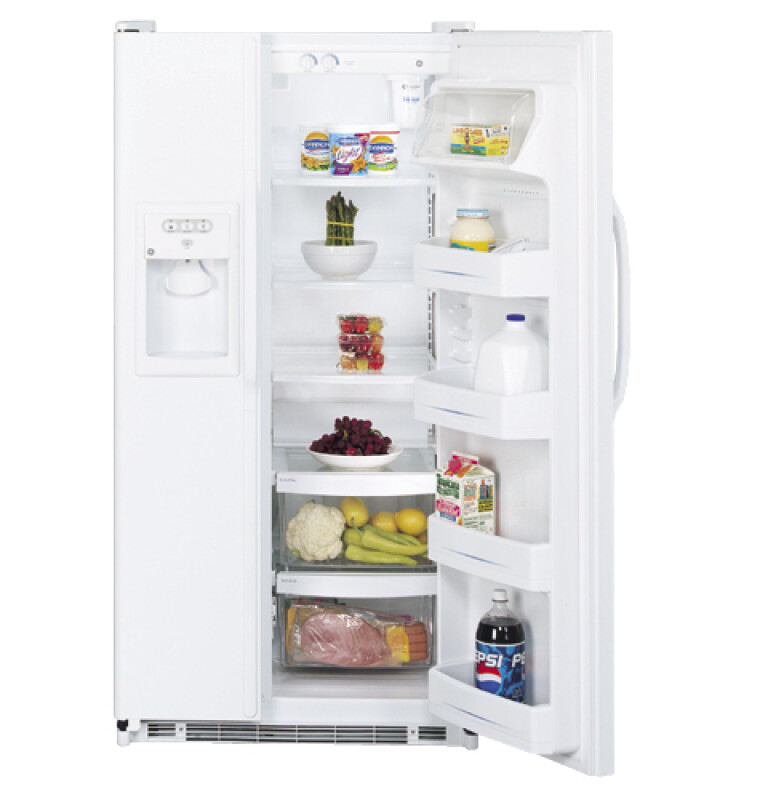 21.9 Cu. Ft. Capacity Side-By-Side Refrigerator with Dispenser GSS22JFPCC