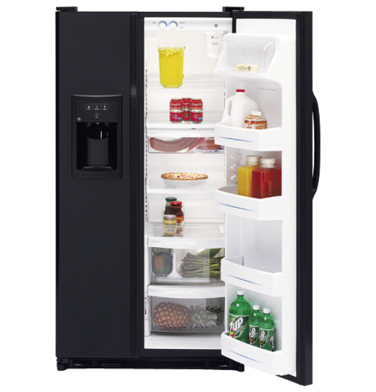 21.8 Cu. Ft. Side-By-Side Refrigerator with Dispenser GSS22QFMBB