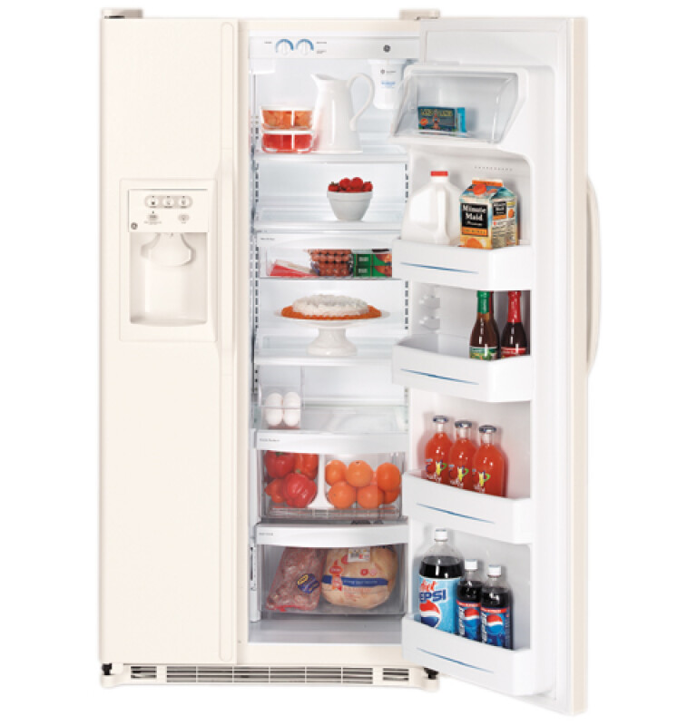 21.8 Cu. Ft. Side-By-Side Refrigerator with Dispenser GSS22QGMCC