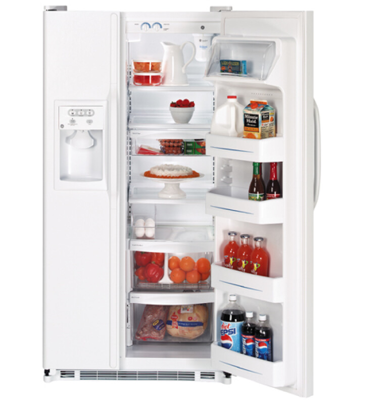 21.8 Cu. Ft. Side-By-Side Refrigerator with Dispenser GSS22QGMWW