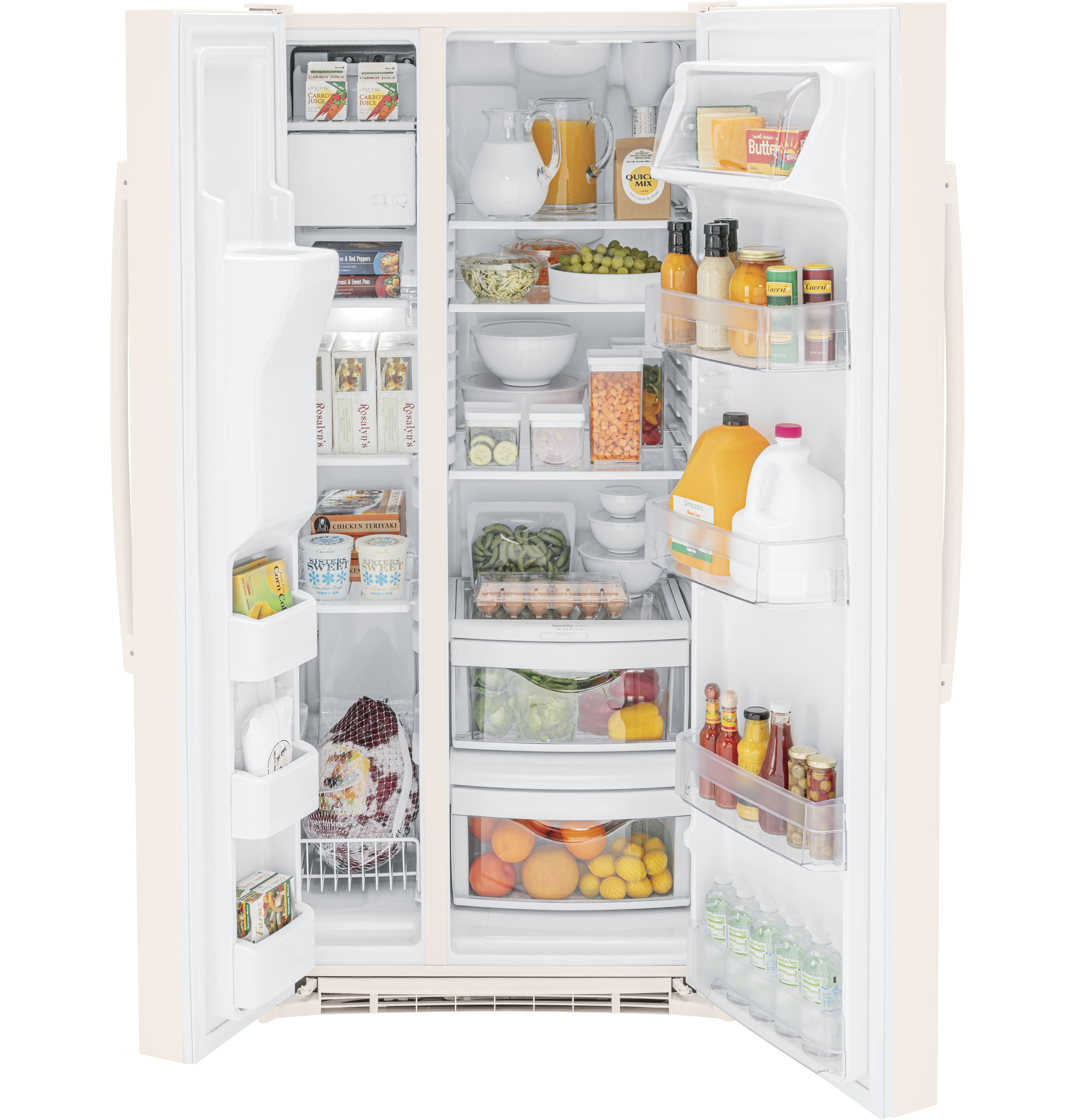 23.0 Cu. Ft. Side-By-Side Refrigerator GSS23GGPCC