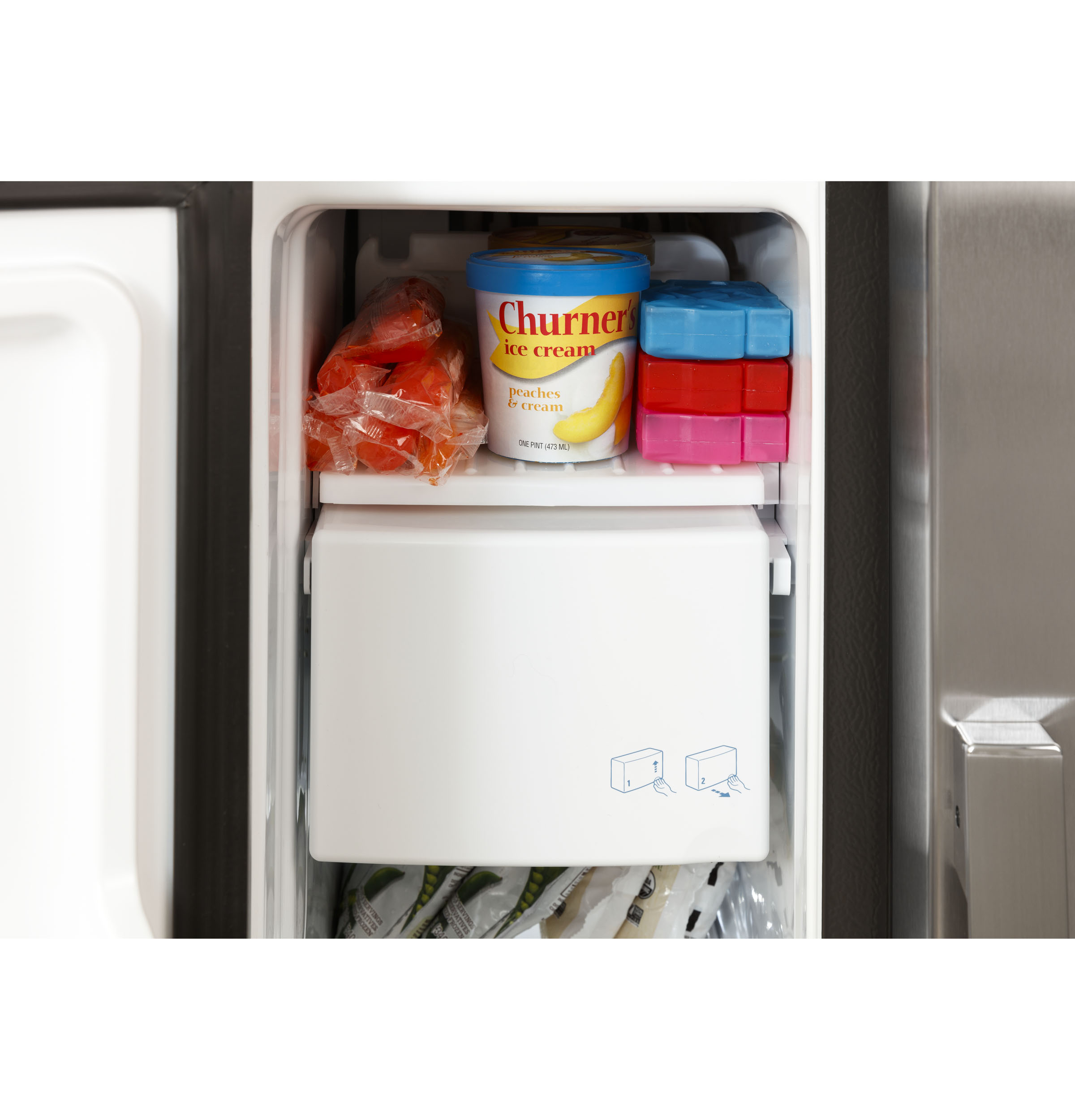 23.0 Cu. Ft. Side-By-Side Refrigerator GSS23GGPWW