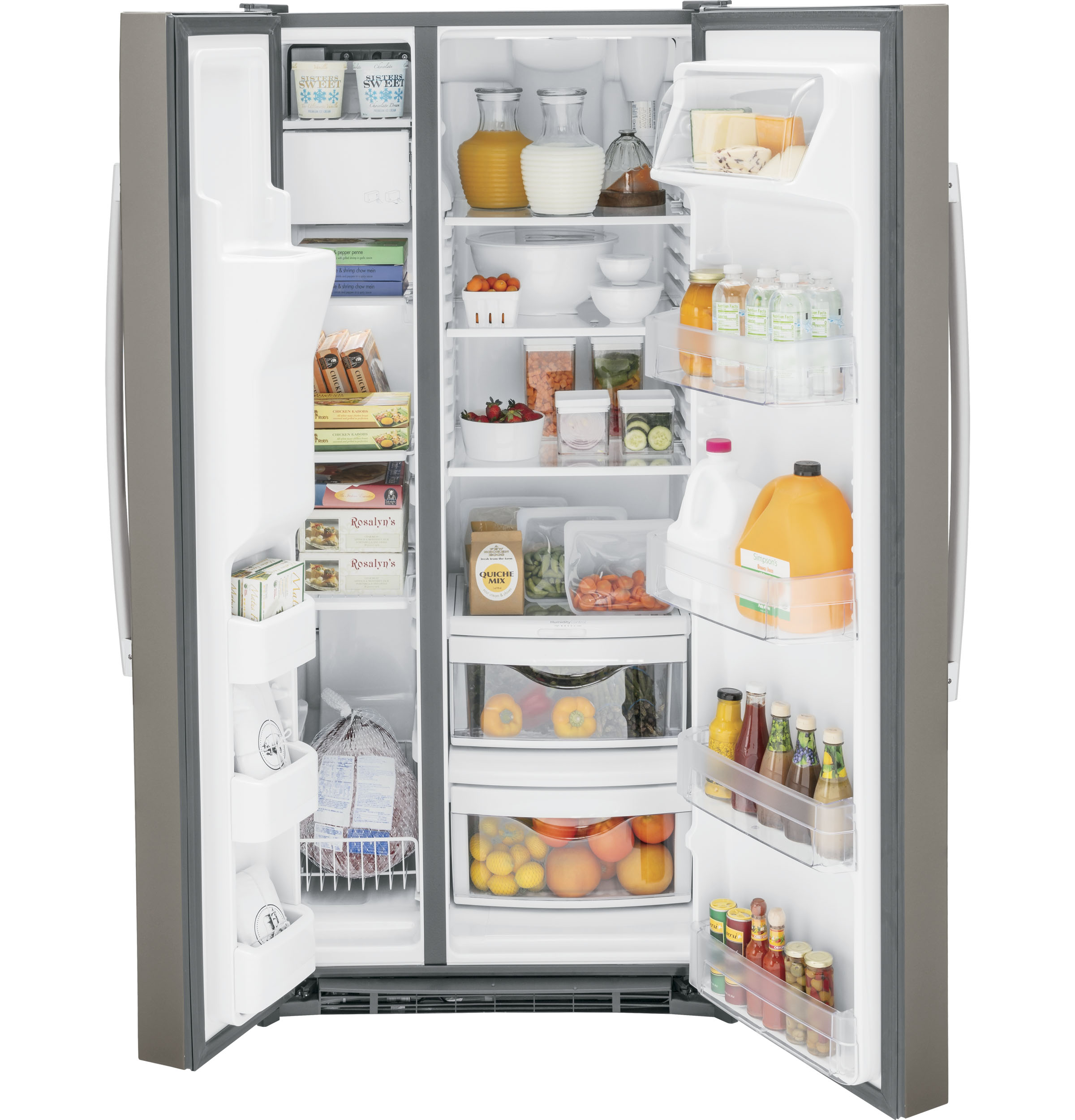 23.0 Cu. Ft. Side-By-Side Refrigerator GSS23GMPES