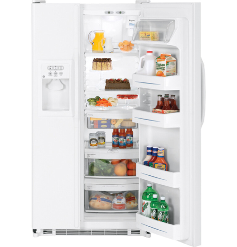 23.1 Cu. Ft. Side-By-Side Refrigerator with Dispenser GSS23KGSBB