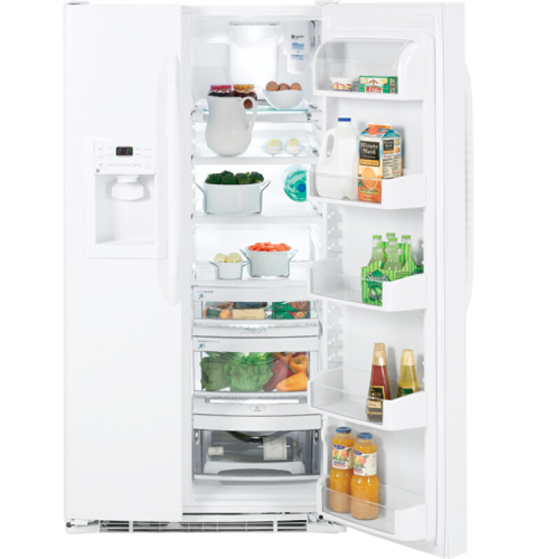 22.6 Cu. Ft. Side-By-Side Refrigerator with Dispenser GSS23LGTBB
