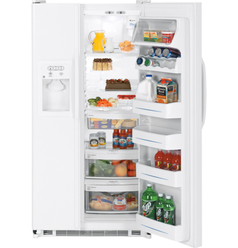 23.1 Cu. Ft. Side-By-Side Refrigerator with Dispenser GSS23QGSWW