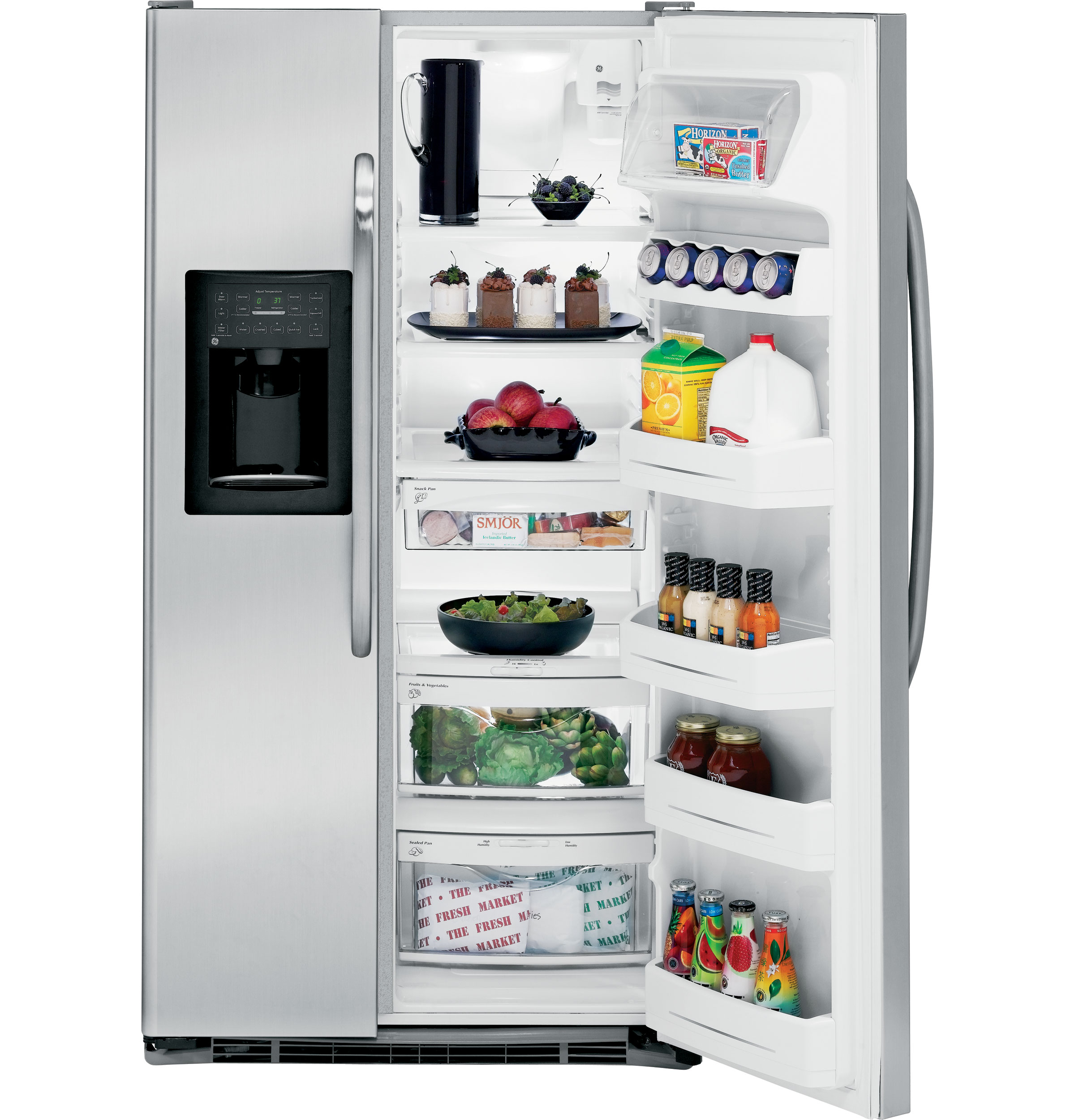 23.2 Cu. Ft. Side-By-Side Refrigerator with Dispenser GSS23QSWSS