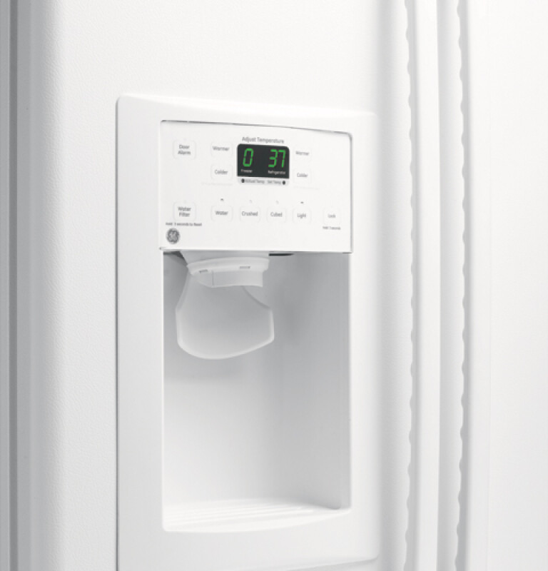 23.1 Cu. Ft. Side-By-Side Refrigerator with Dispenser GSS23WGTBB