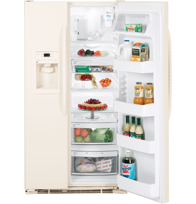 23.1 Cu. Ft. Side-By-Side Refrigerator with Dispenser GSS23WGTCC