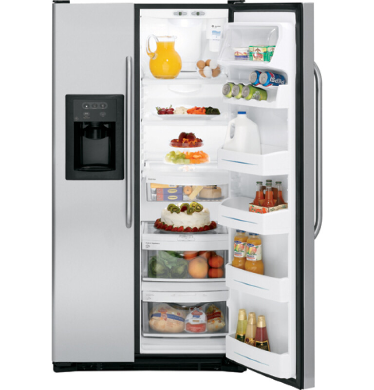 23.1 Cu. Ft. Side-By-Side Refrigerator with Dispenser GSS23WSSSS