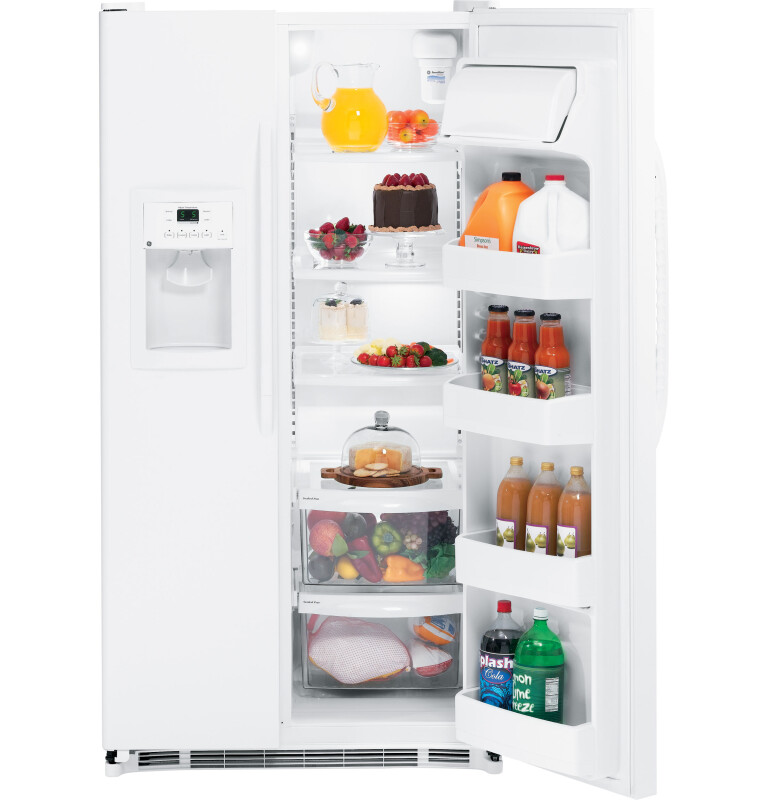 25.0 Cu. Ft. Capacity Side-By-Side Refrigerator GSS25GFXWW