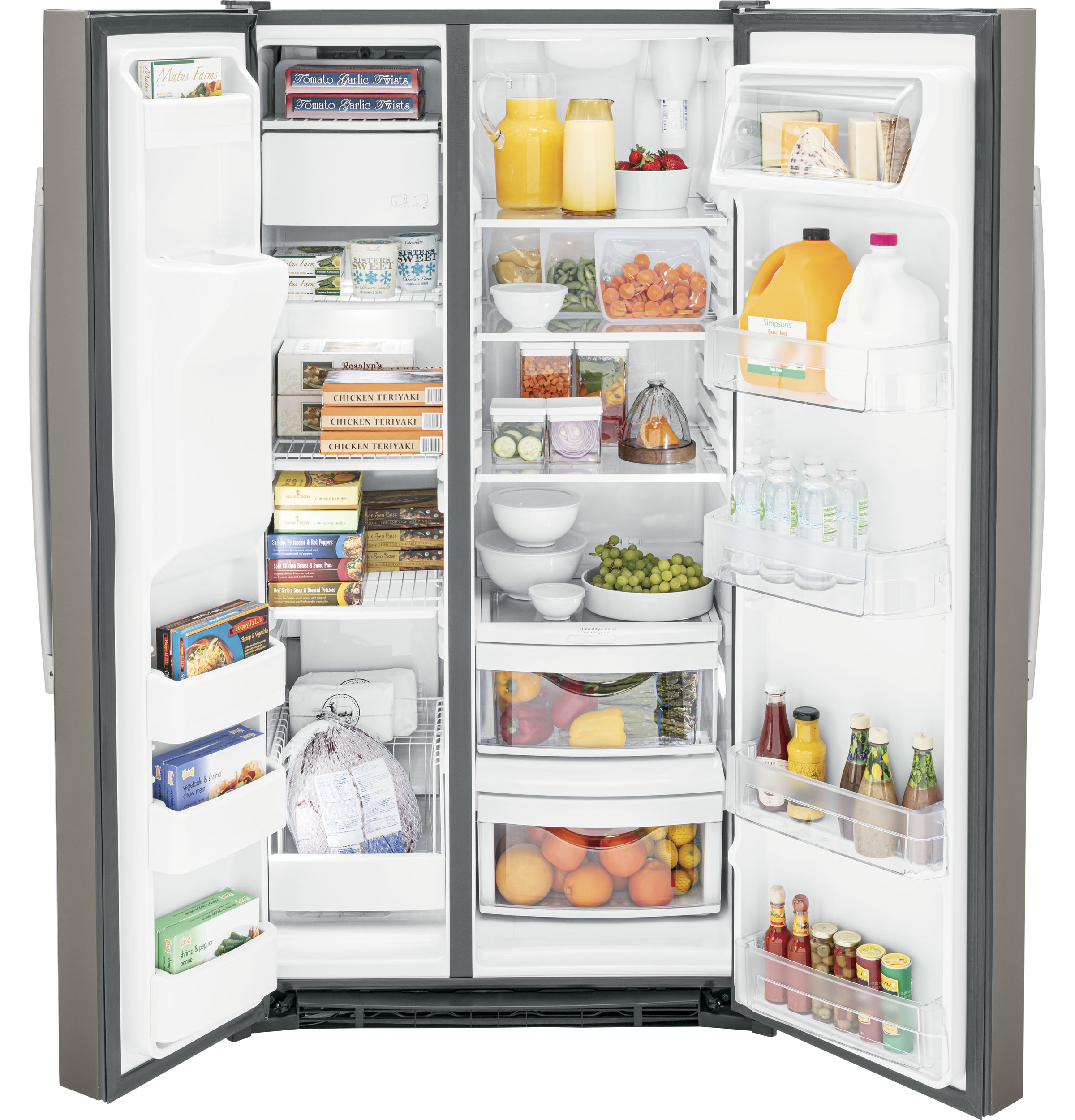25.3 Cu. Ft. Side-By-Side Refrigerator GSS25GMPES