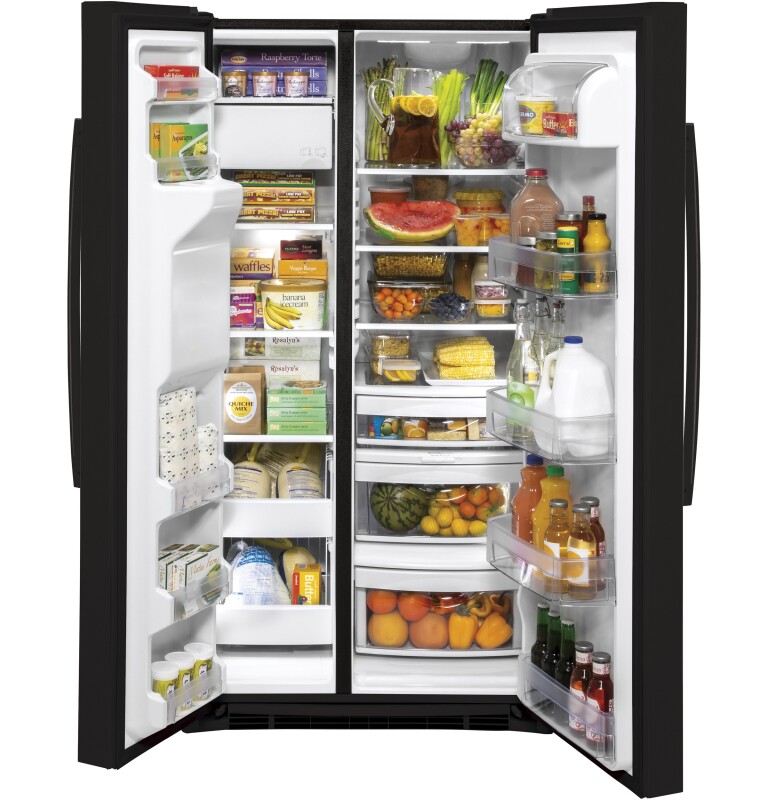 25.1 Cu. Ft. Side-By-Side Refrigerator GSS25IGNBB
