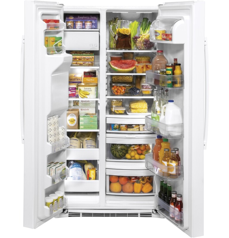 25.1 Cu. Ft. Side-By-Side Refrigerator GSS25IGNWW