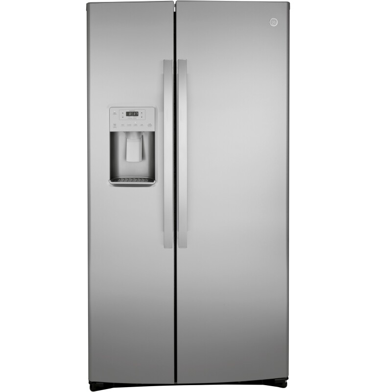 GE 25.1 Cu. Ft. Fingerprint Resistant Side-By-Side Refrigerator Stainless Steel GSS25IYNFS Picture 1