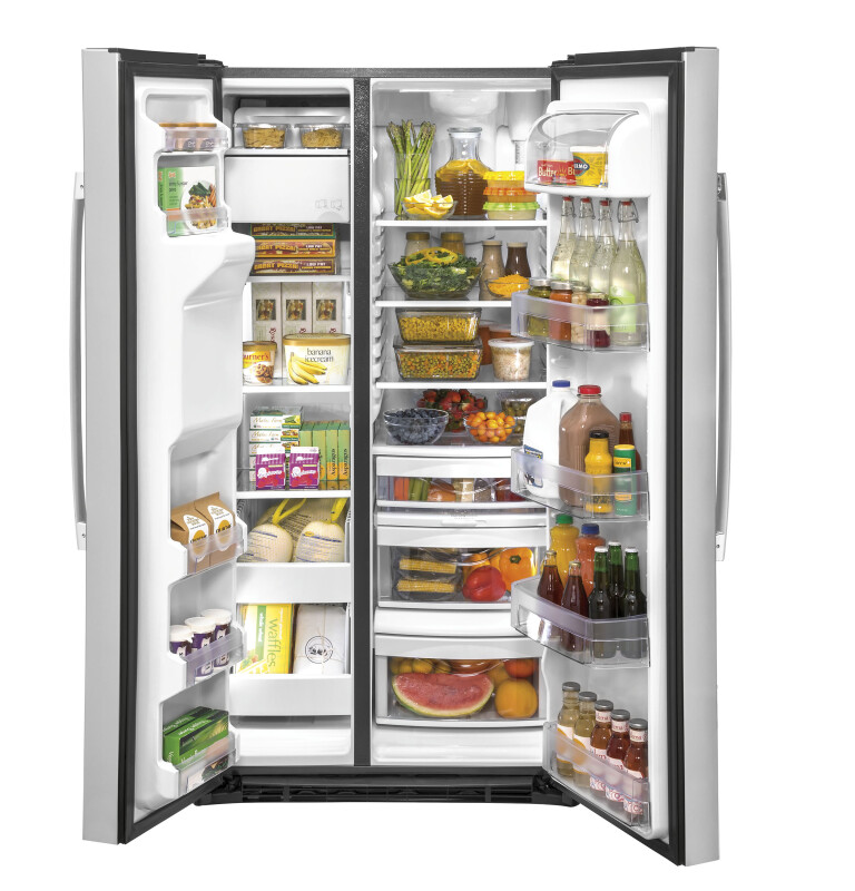25.1 Cu. Ft. Fingerprint Resistant Side-By-Side Refrigerator GSS25IYNFS