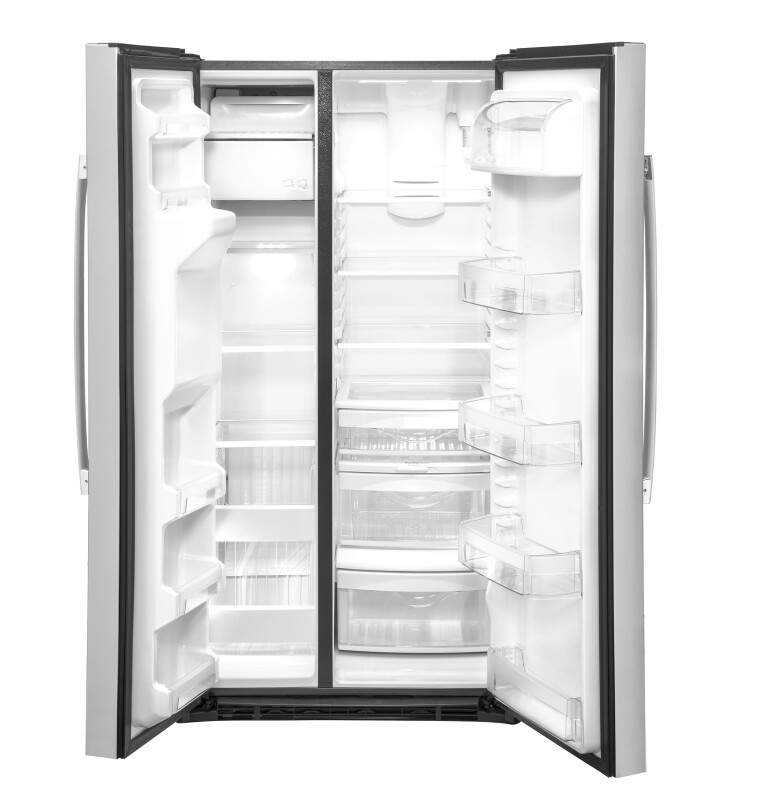25.1 Cu. Ft. Fingerprint Resistant Side-By-Side Refrigerator GSS25IYNFS