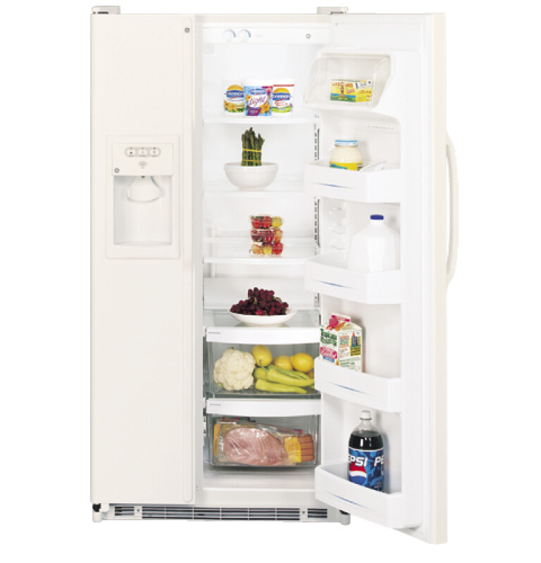 24.9 Cu. Ft. Side-By-Side Refrigerator with Dispenser GSS25JEMWW
