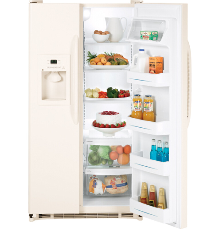 25.0 Cu. Ft. Side-By-Side Refrigerator with Dispenser GSS25JETCC