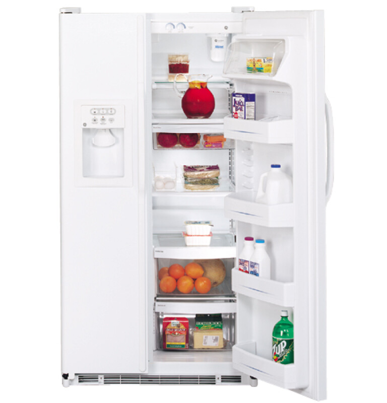 24.9 Cu. Ft. Side-By-Side Refrigerator with Dispenser GSS25KGMWW
