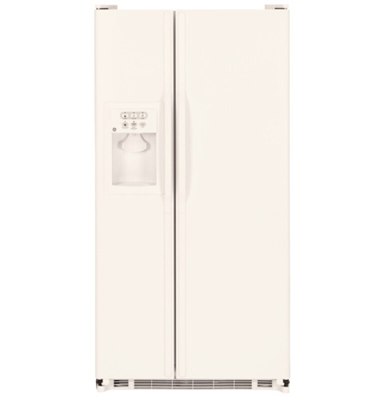 GE 25.4 Cu. Ft. Side-By-Side Refrigerator with Dispenser Bisque on Bisque GSS25KGSCC Picture 1
