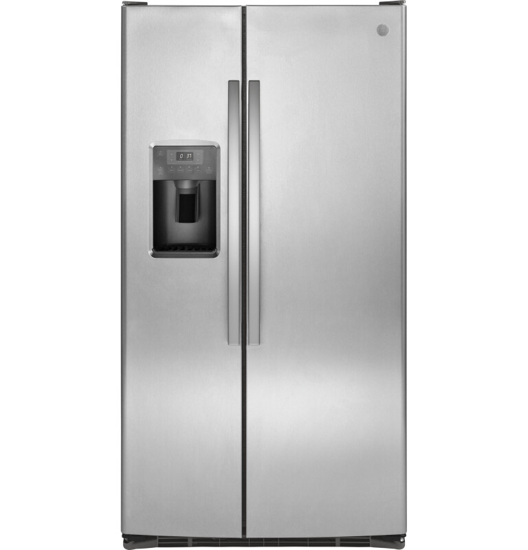 GE 25.3 Cu. Ft. Side-By-Side Refrigerator Stainless Steel GSS25LSLSS Picture 1