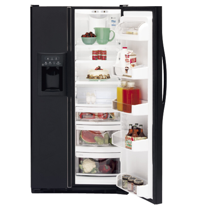 25.4 Cu. Ft. Side-By-Side Refrigerator with Dispenser GSS25PGMBB