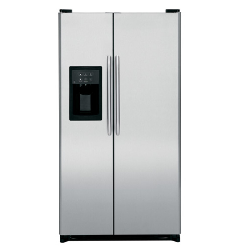 25.0 Cu. Ft. Capacity Stainless Side-By-Side Refrigerator with Dispenser GSS25SGRSS