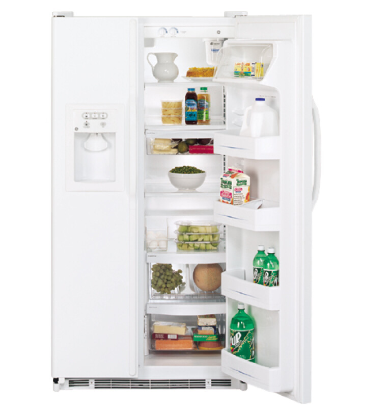 24.9 Cu. Ft. Side-By-Side Refrigerator with Dispenser GSS25UFMBB