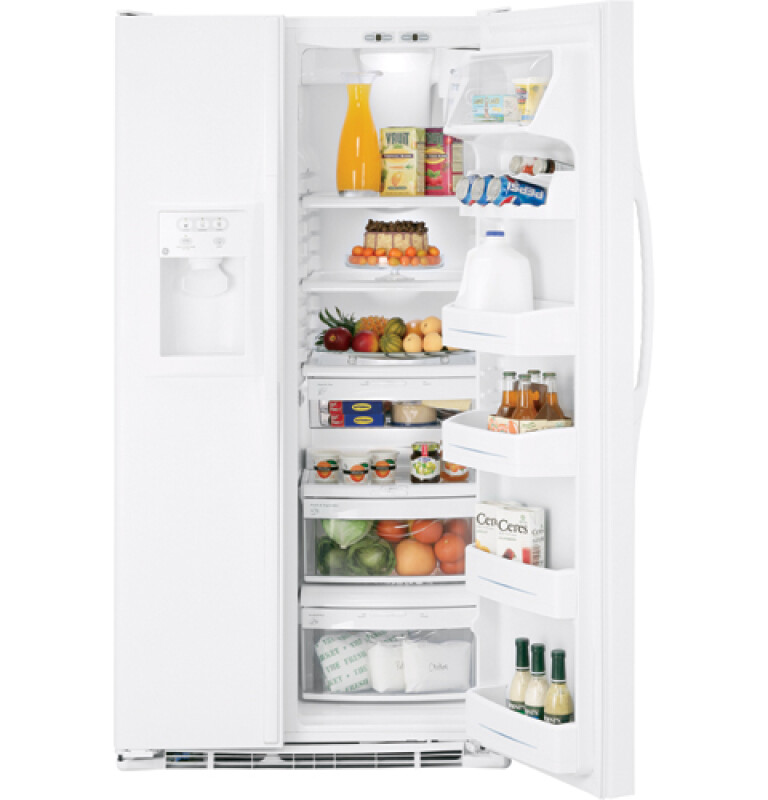 25.4 Cu. Ft. Side-By-Side Refrigerator with Dispenser GSS25WGSWW