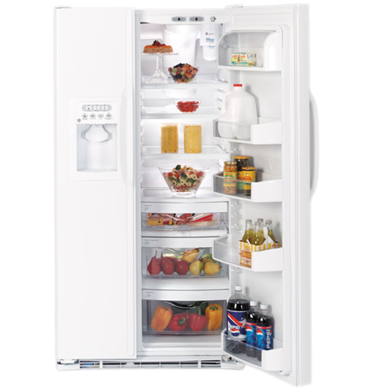 25.4 Cu. Ft. Side-Side Refrigerator with Dispenser GSS25XGPWW